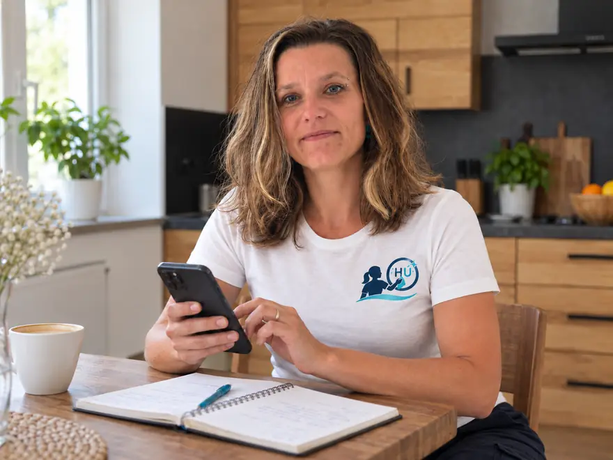 Marie Coufalová natáčí byt telefonem